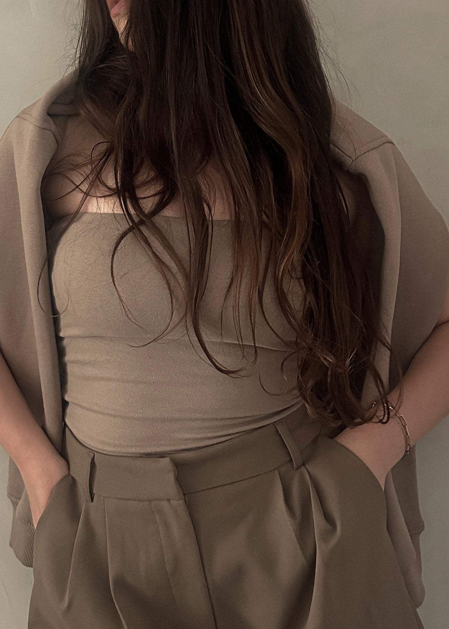 Summer Strapless - Taupe