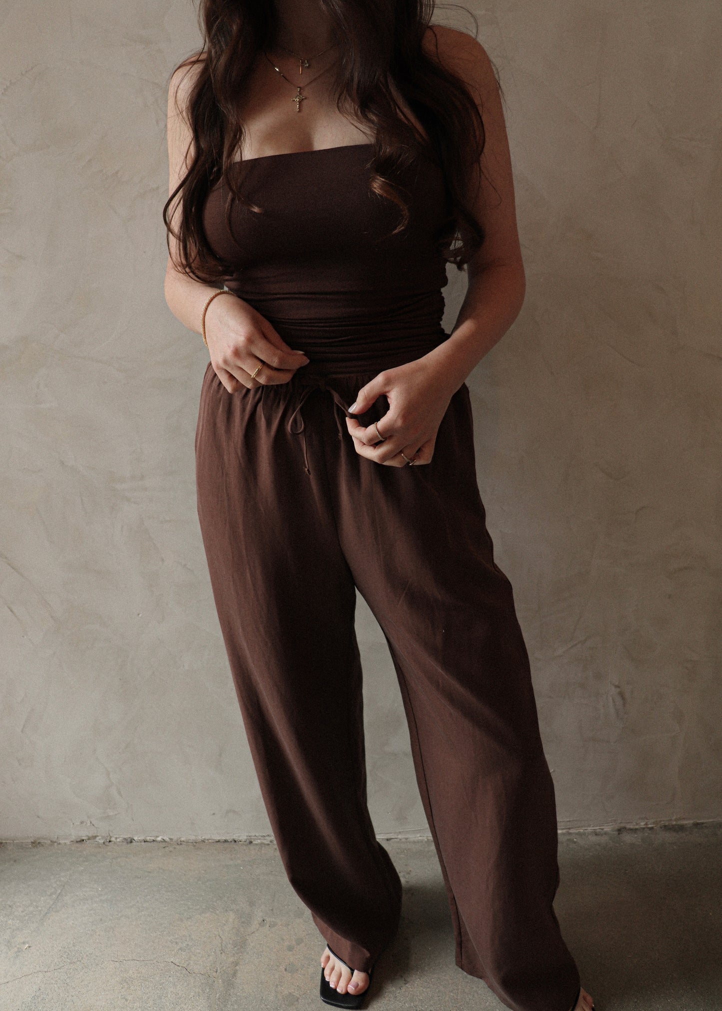 Camila Strapless - Brown