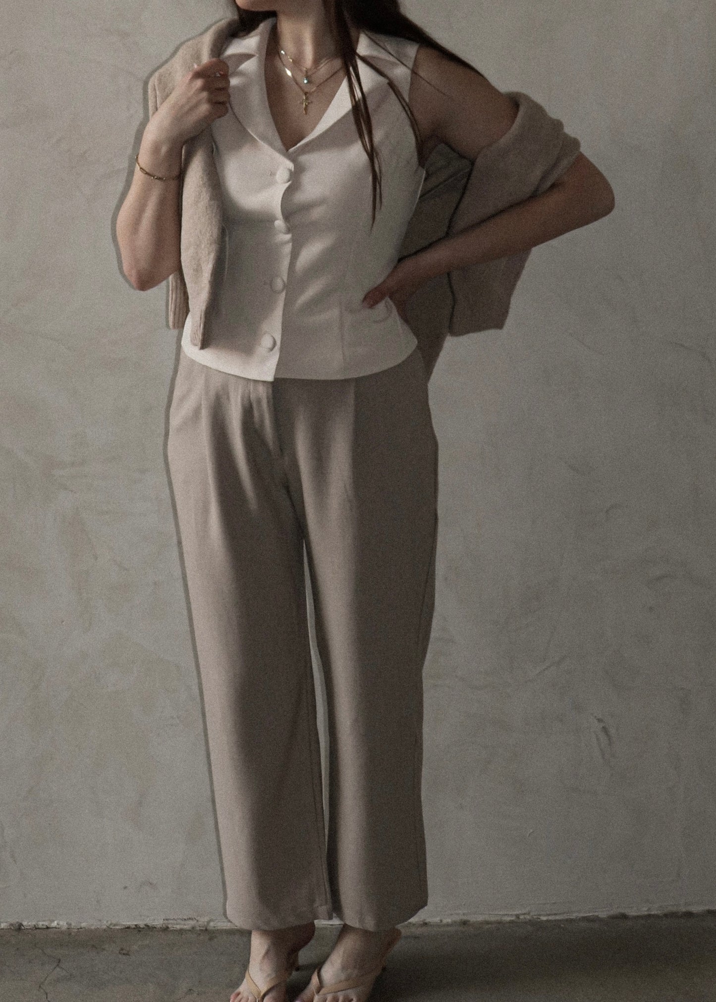 Pleated Trousers - Desert