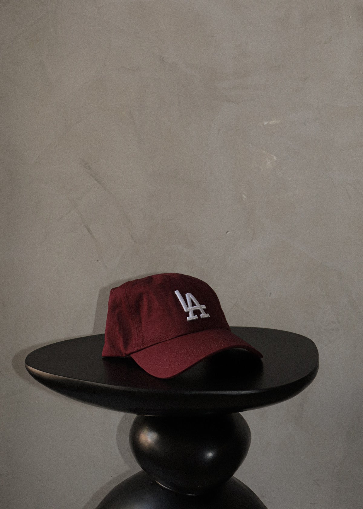 LA Baseball Cap - Burgundy