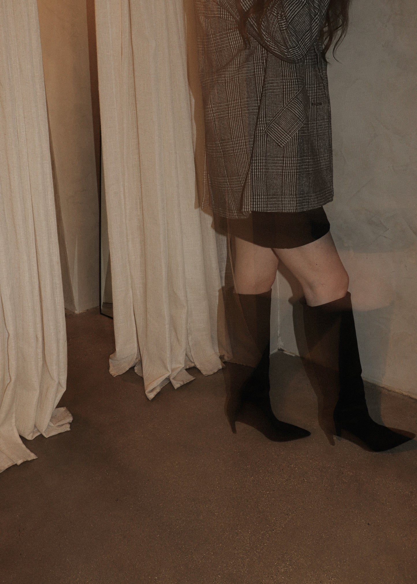 Whimsy Boot - Black Suede