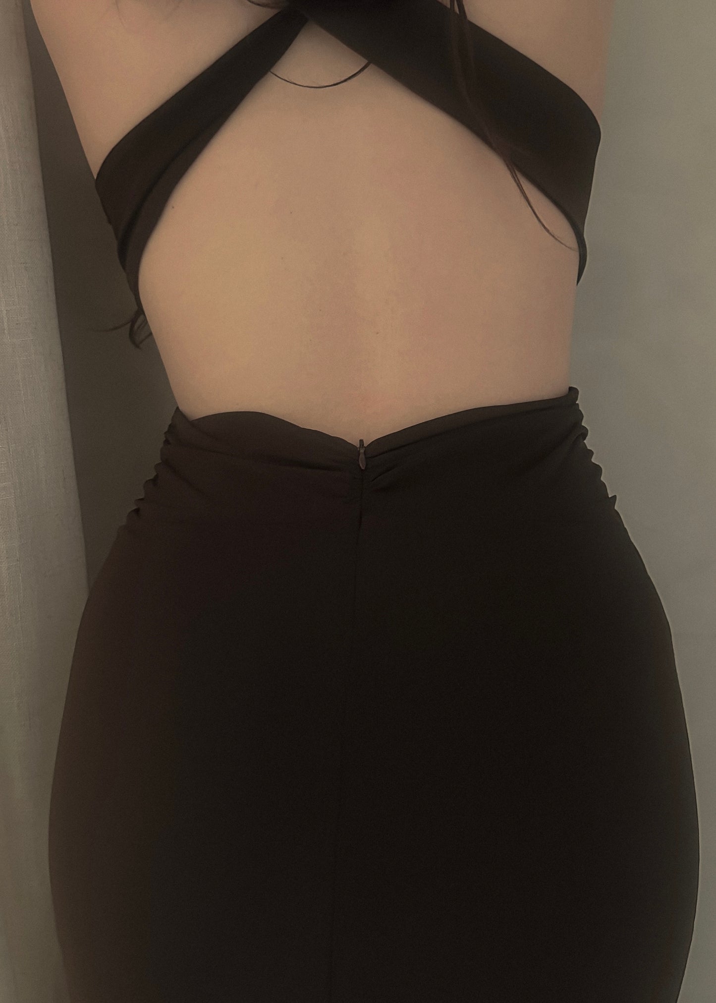 Open Back Maxi - Chocolate