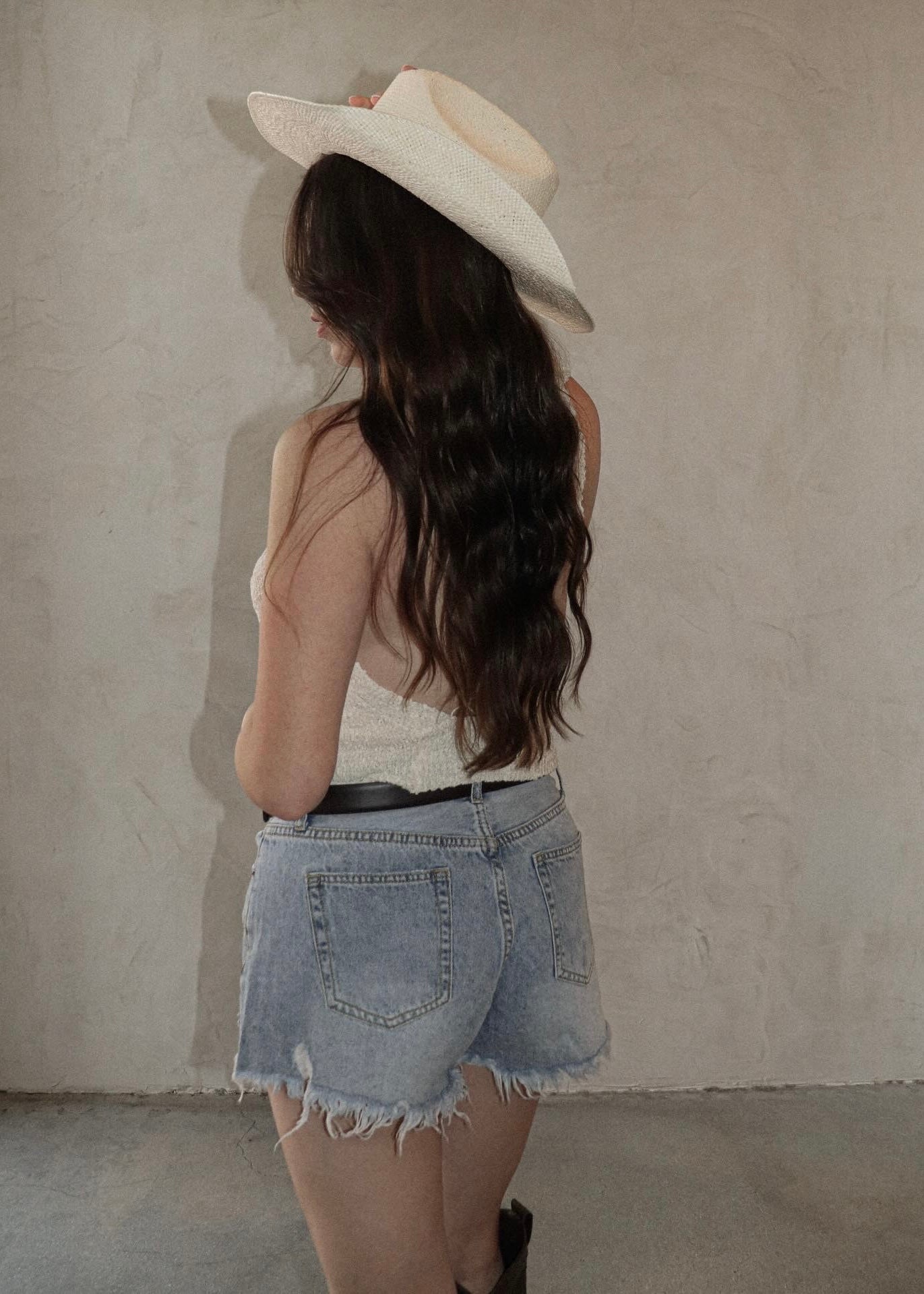 Knit Halter Top - Ivory