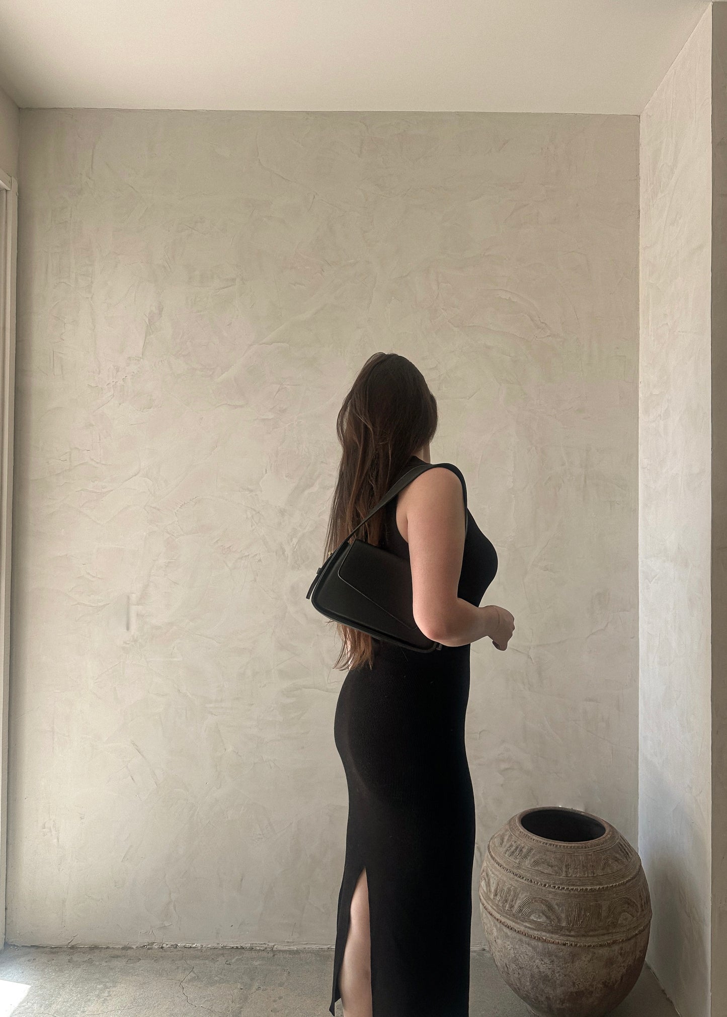 Collared Maxi - Black