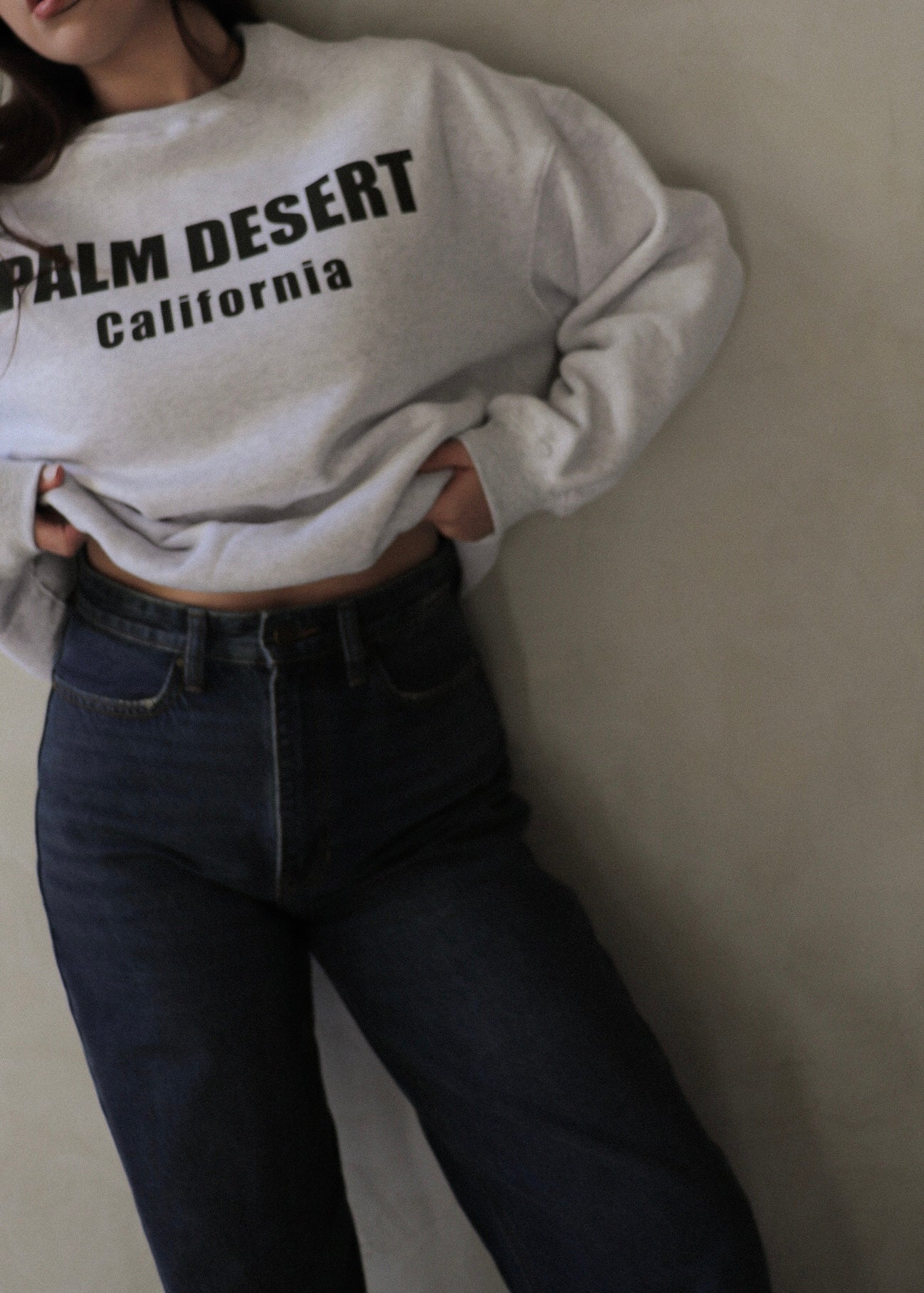 Palm Desert Sweatshirt - Heather Grey