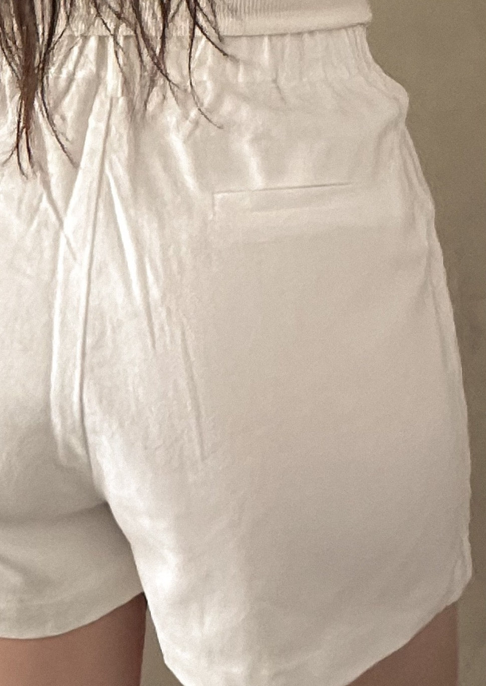 Trouser Shorts - White