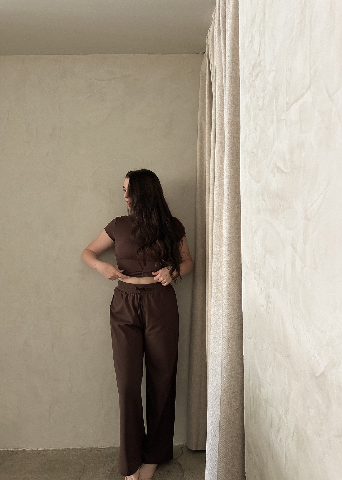 Straight Leg Lounge Pant - Cold Brew