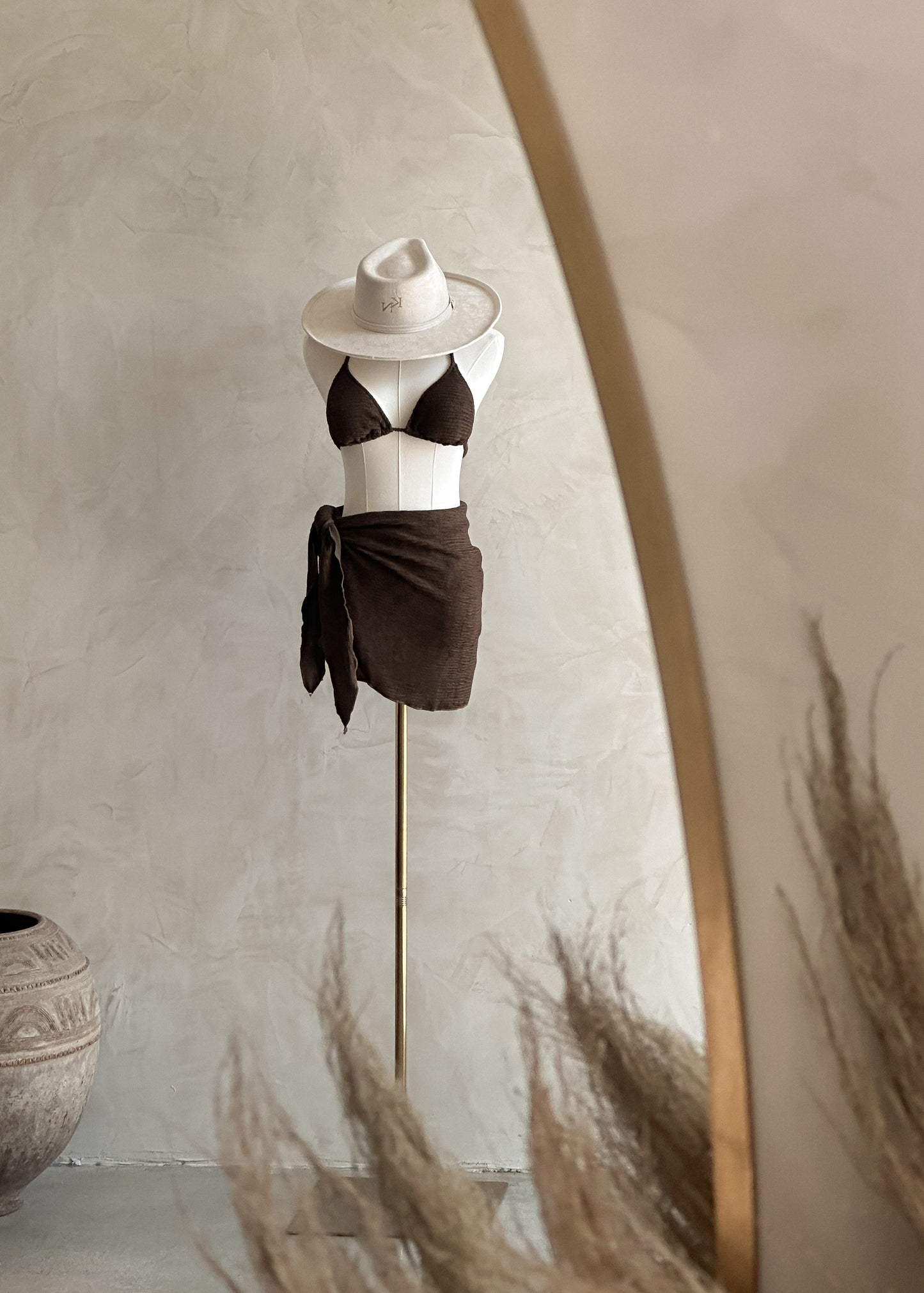 Summer Bikini Top - Coffee