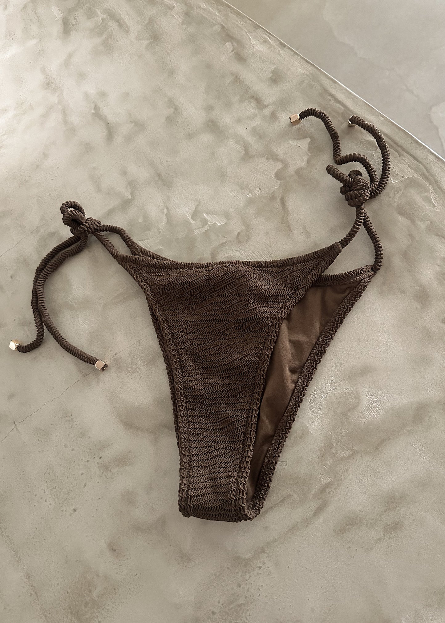 Summer Bikini Bottom - Coffee