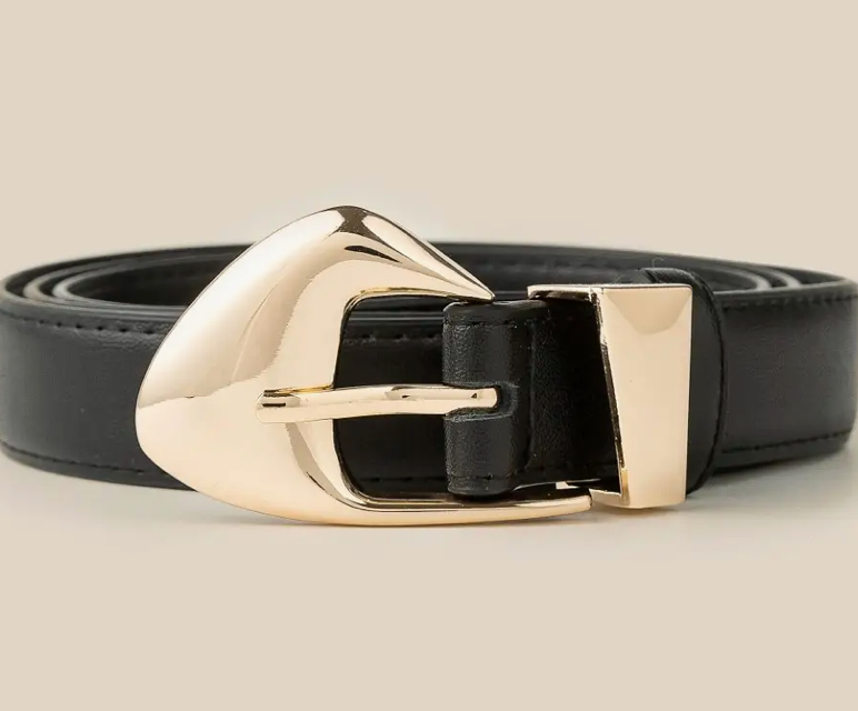 Cassie Belt - Black/Gold