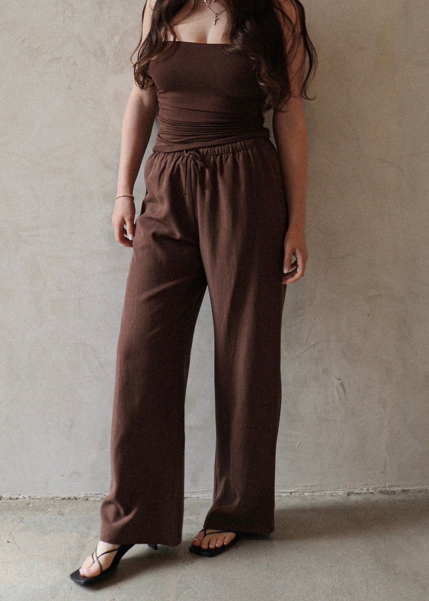 Camila Strapless - Brown
