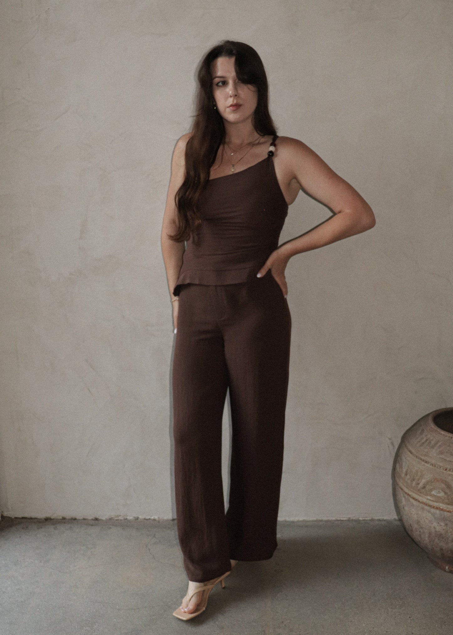 Sienna Pant - Brown