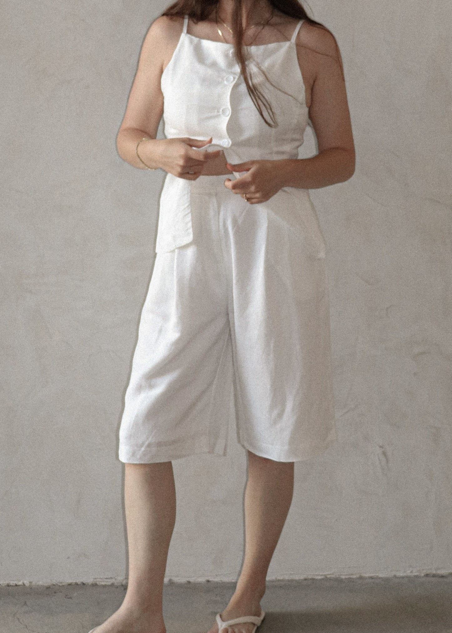 Amara Bermuda Short - White