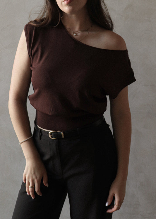 Melina Top - Brown