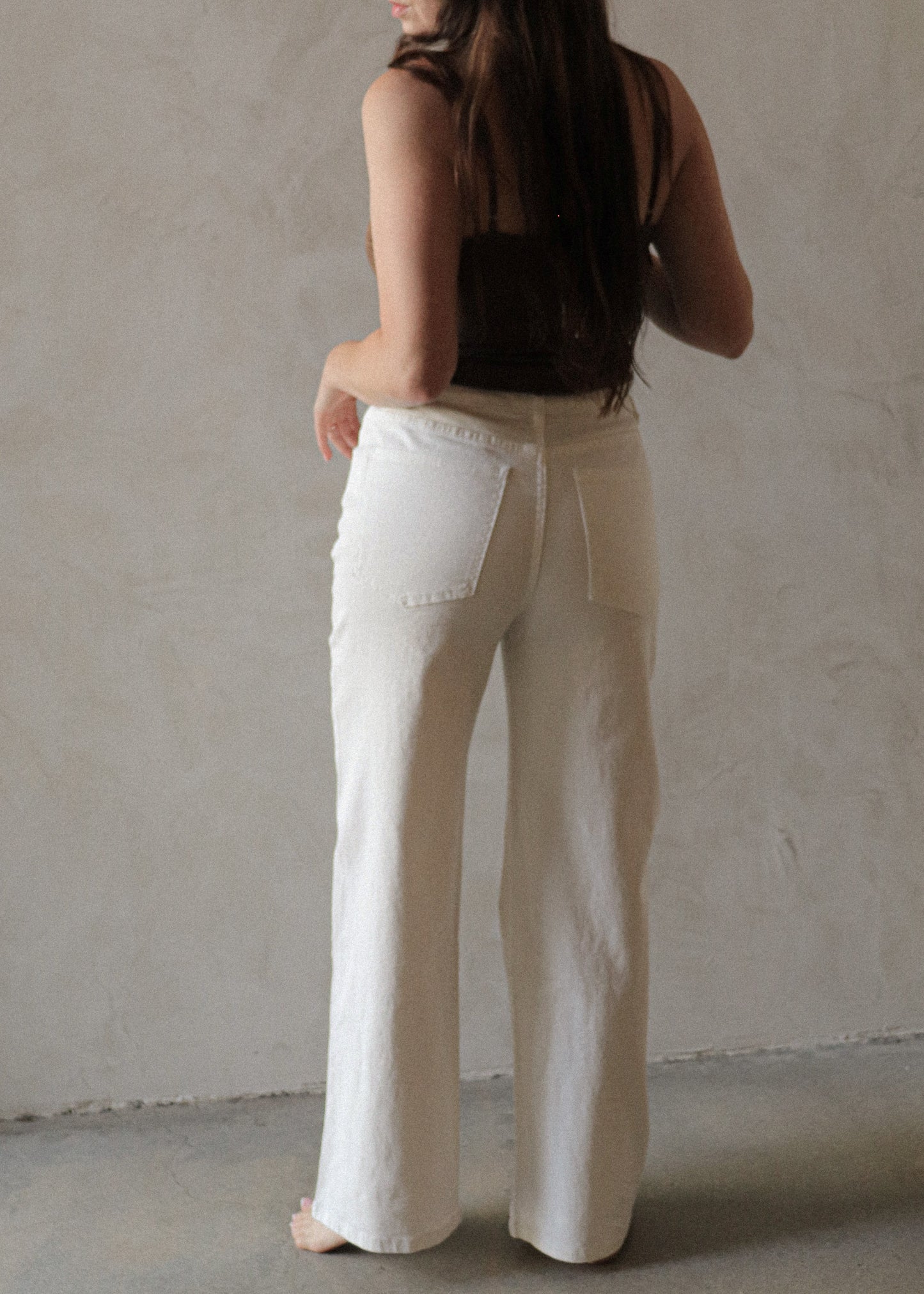 Straight Leg Denim - White