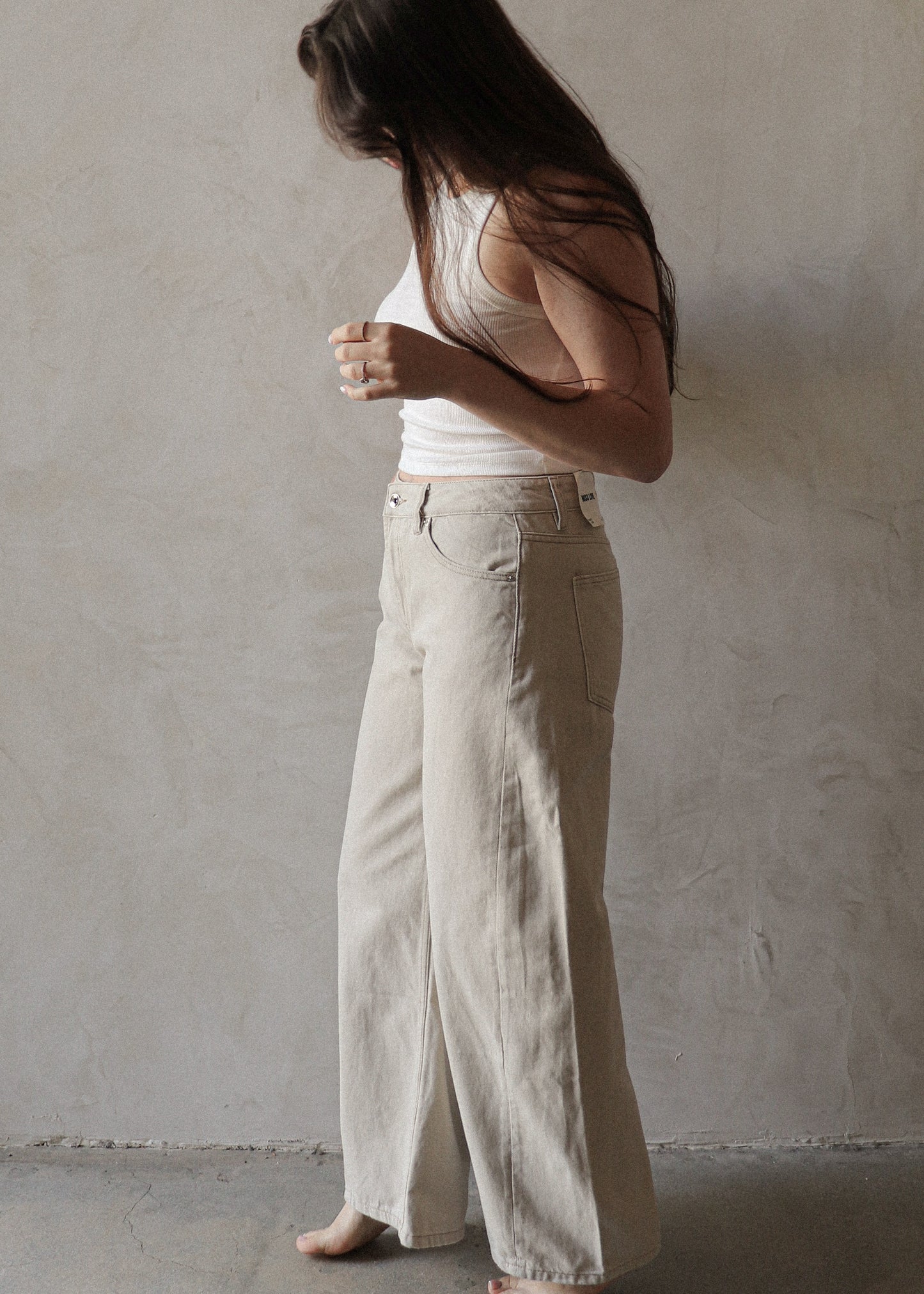 Barrel Jeans - Stone