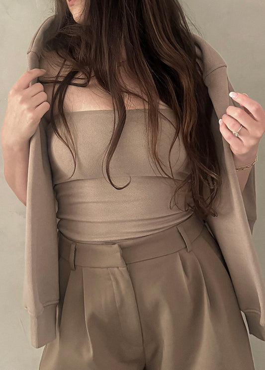 Summer Strapless - Taupe