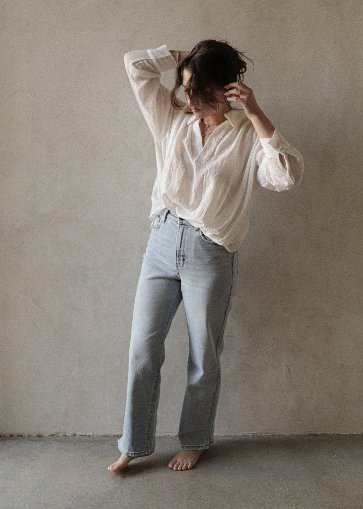 High Rise Denim - Light Wash