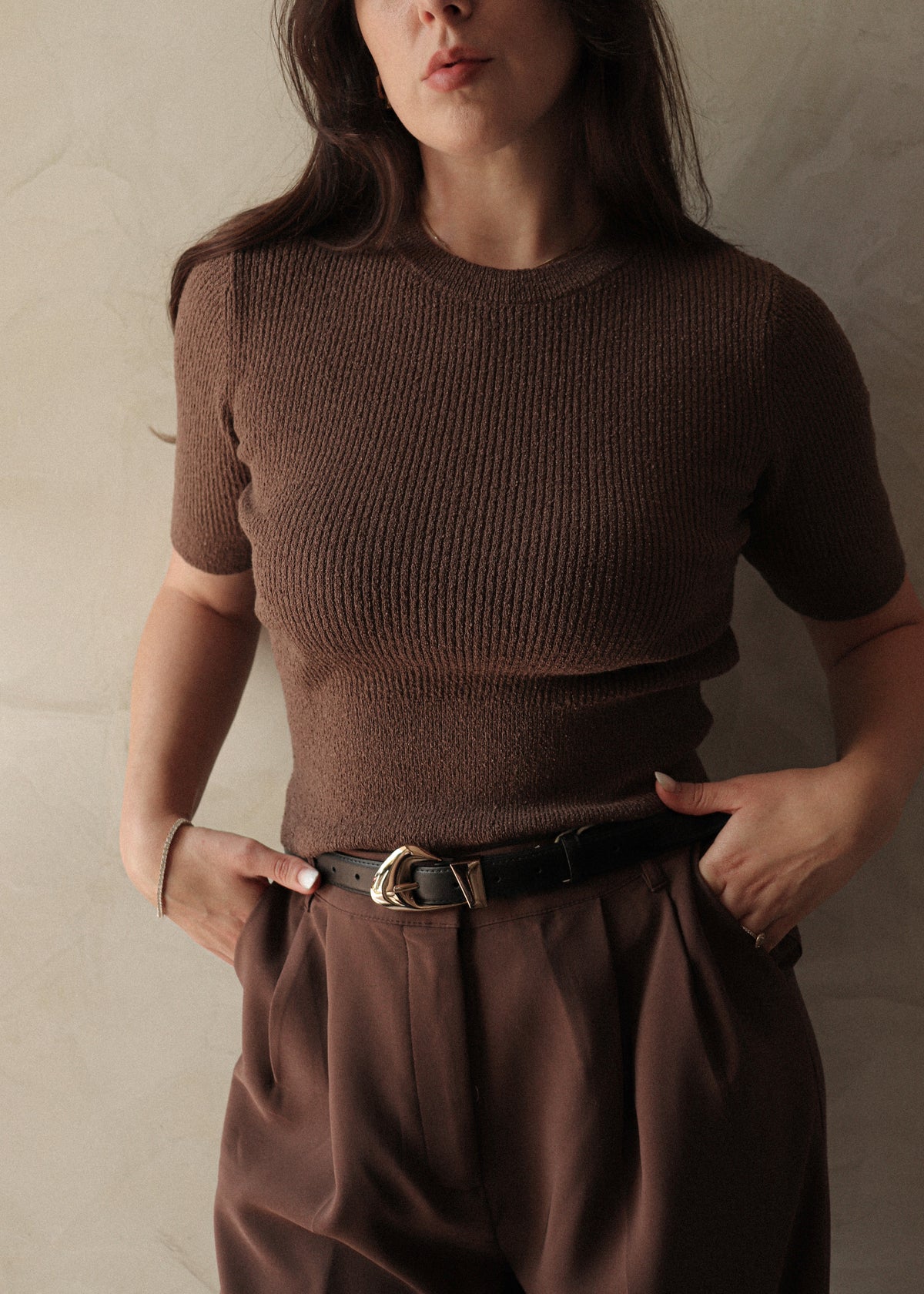 Cassie Belt - Black/Gold