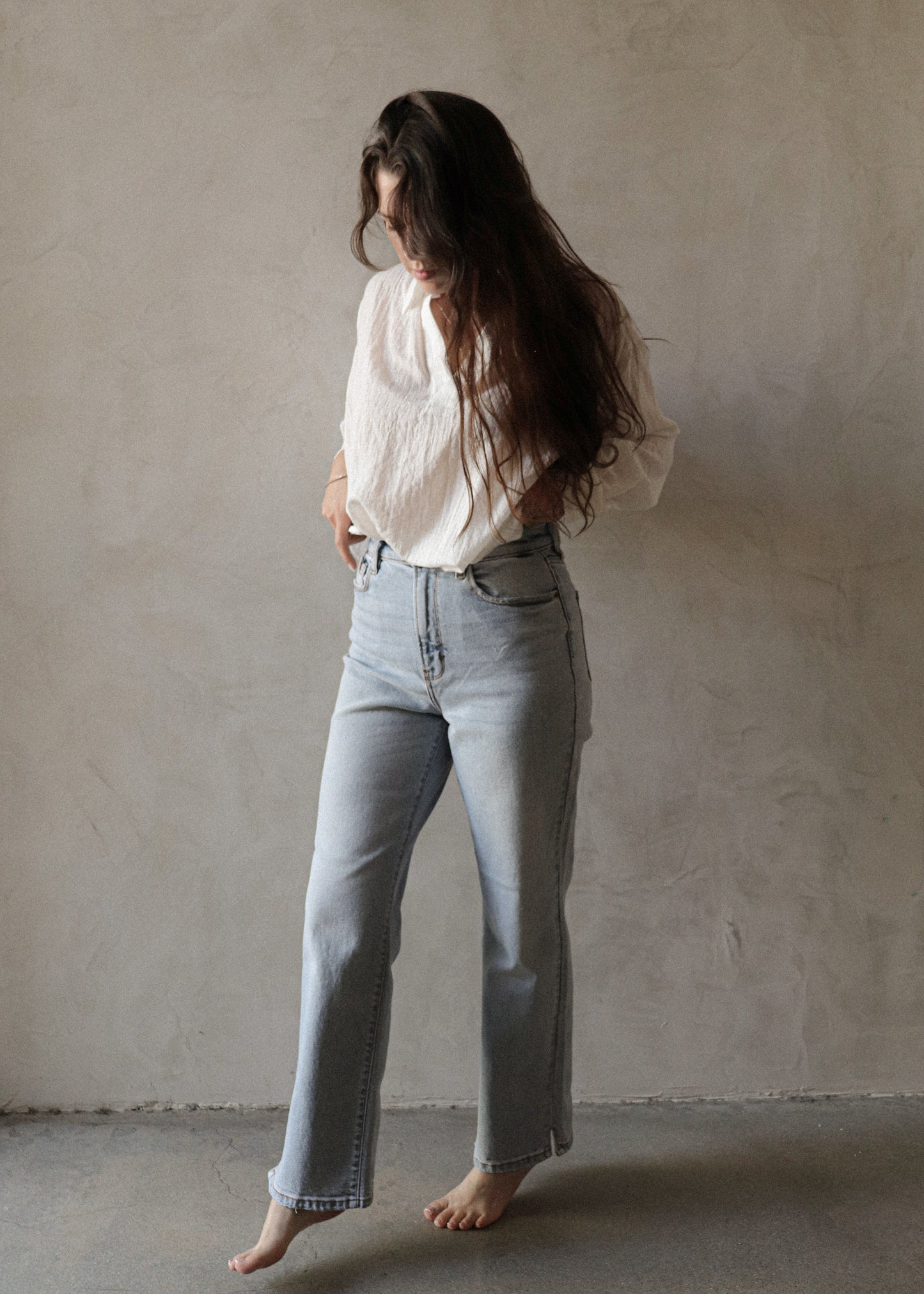 High Rise Denim - Light Wash