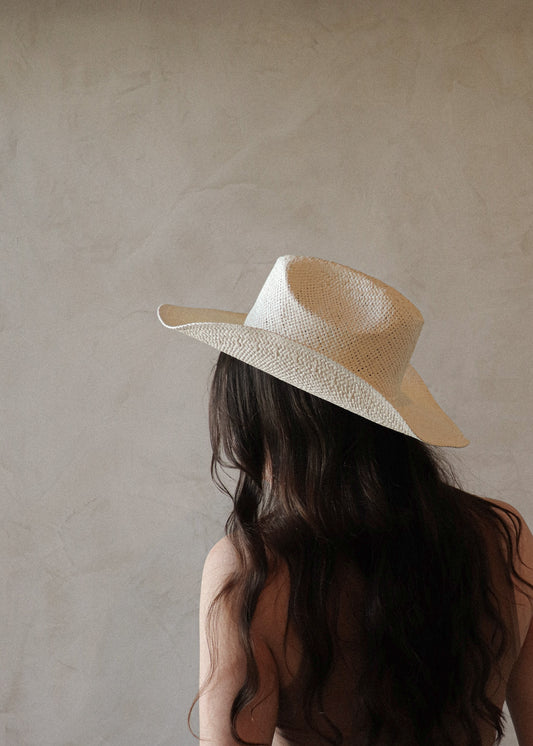 Cowboy Straw Hat - Ivory