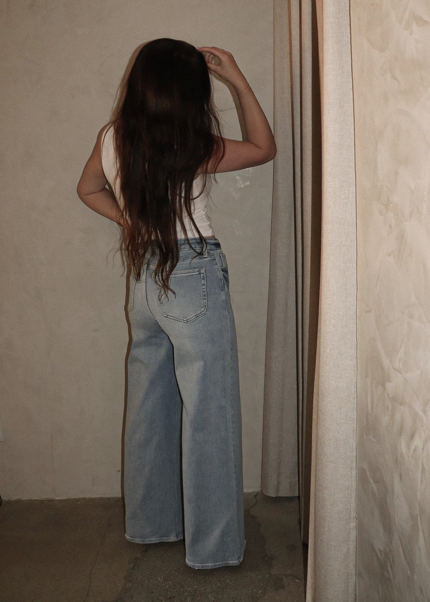 Wide Leg Denim - Light