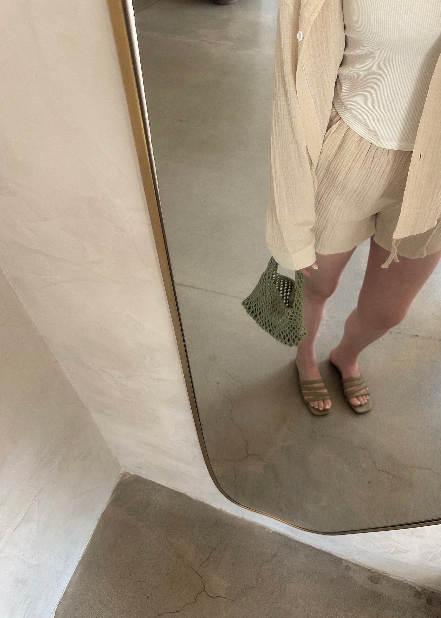 Multi Strap Sandals - Sage
