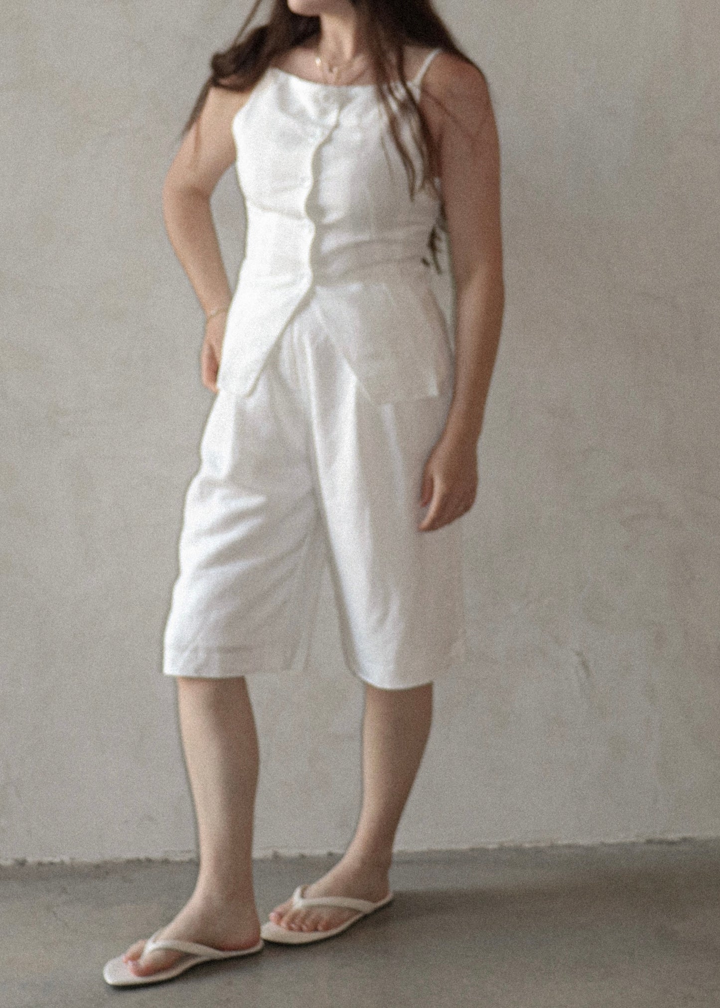 Amara Bermuda Short - White