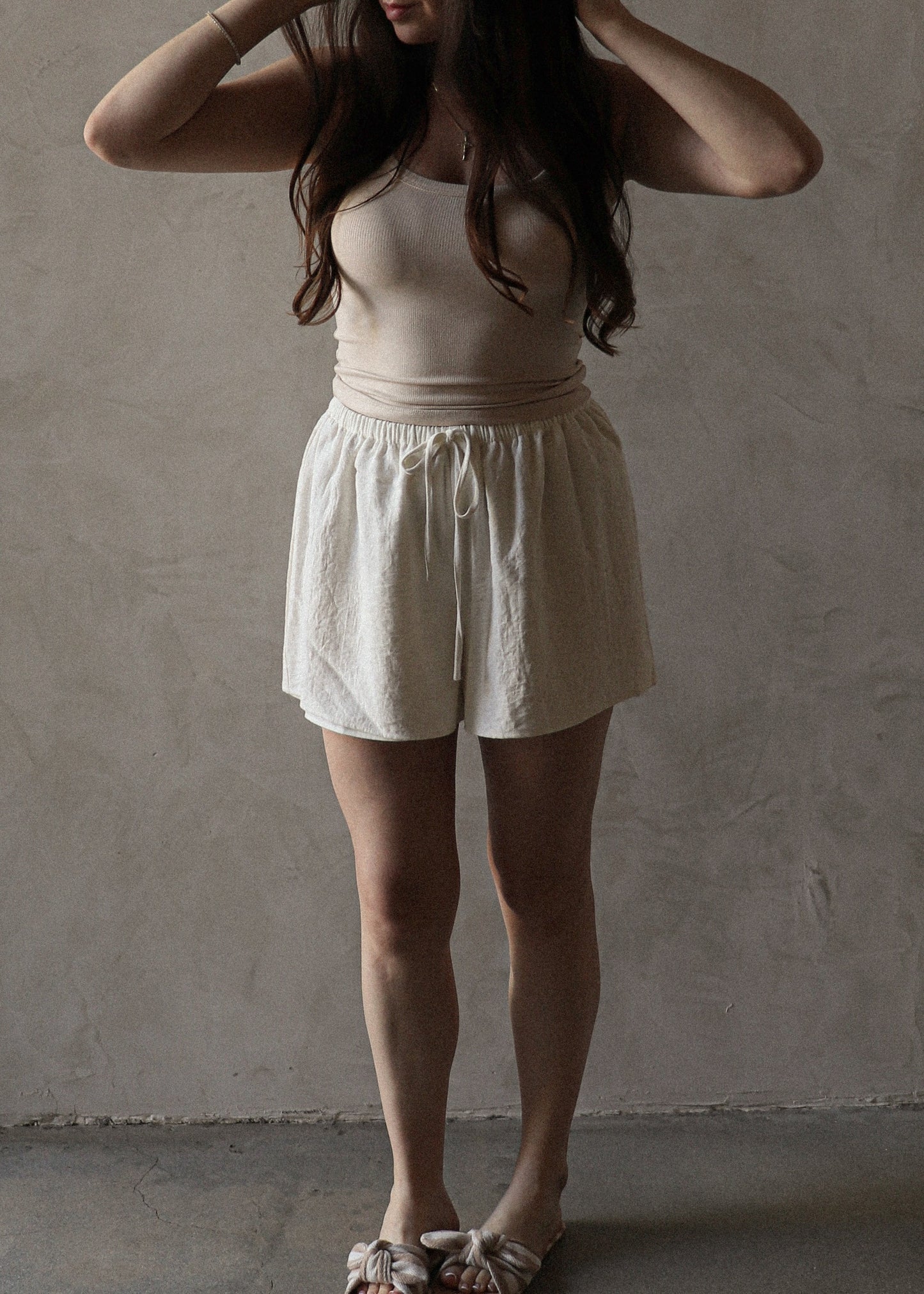Ribbed Tank - Light Khaki