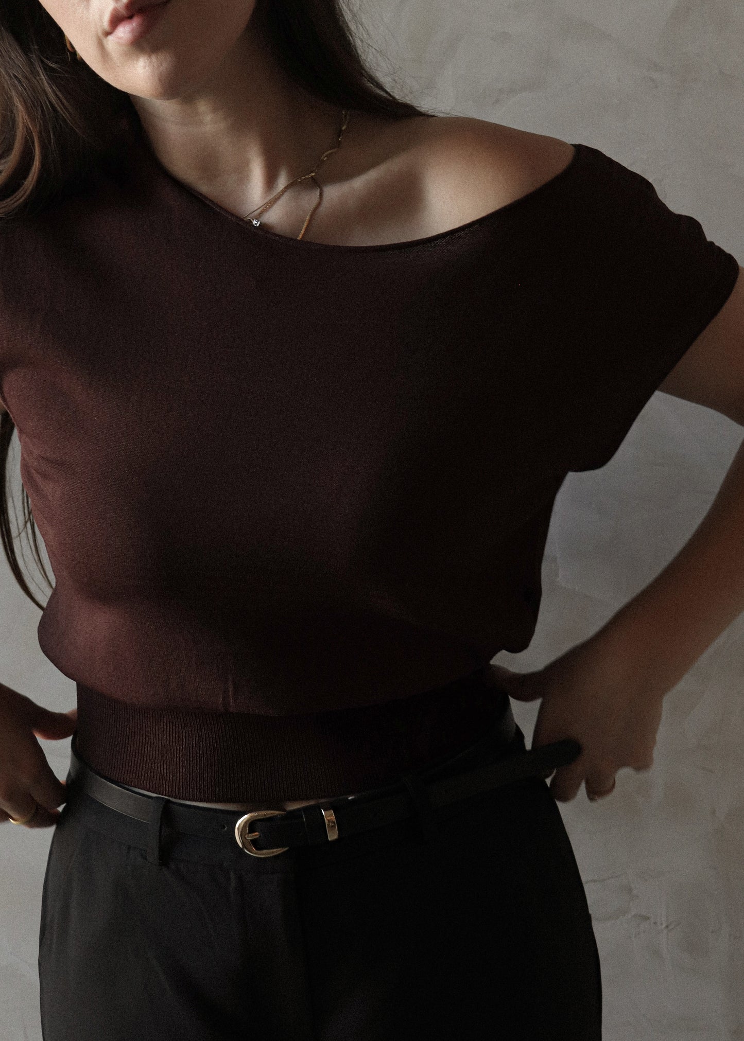 Melina Top - Brown