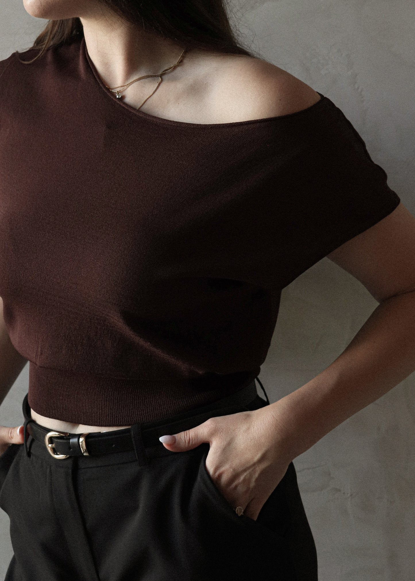 Melina Top - Brown