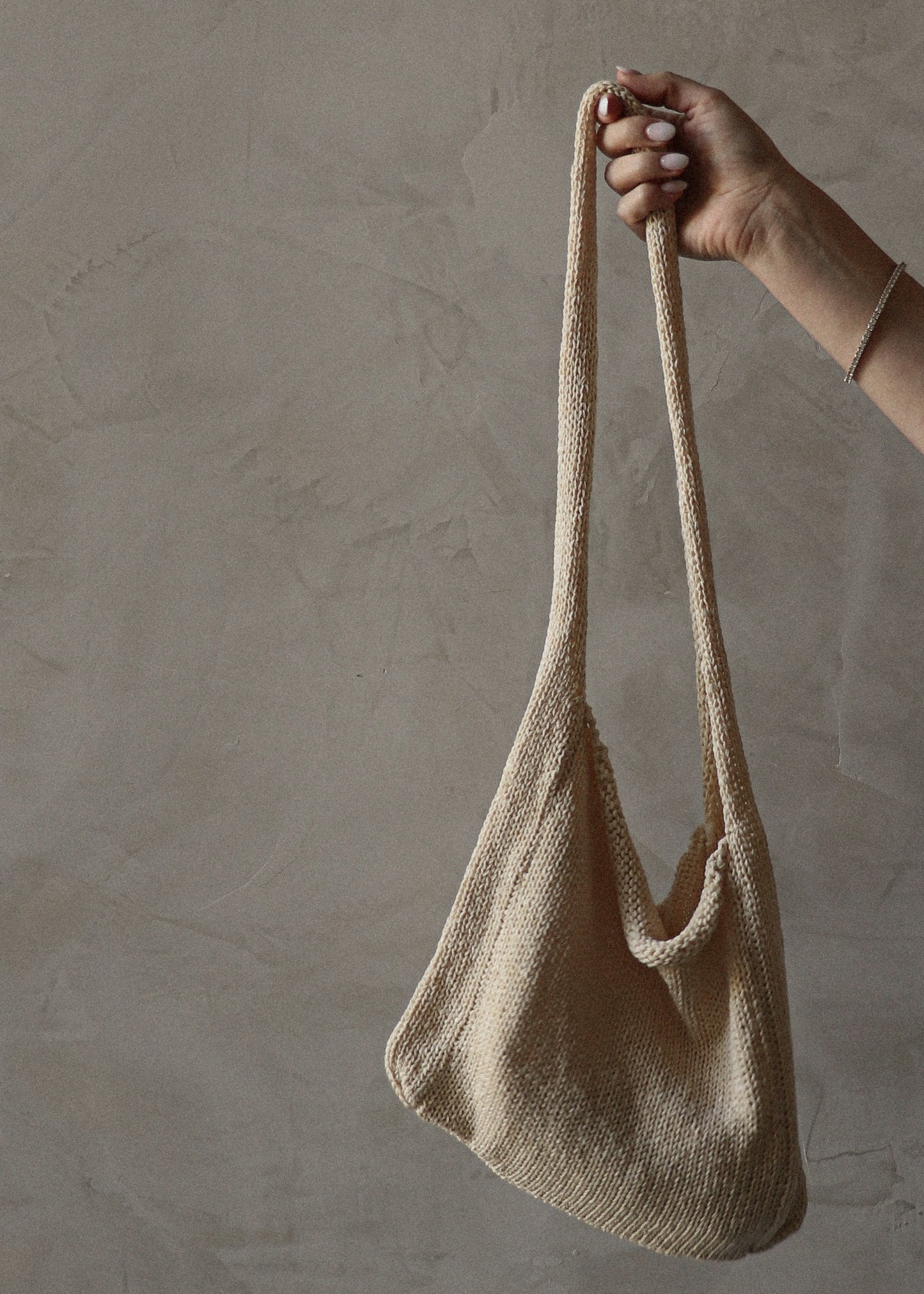 Summer Knit Bag - Cream