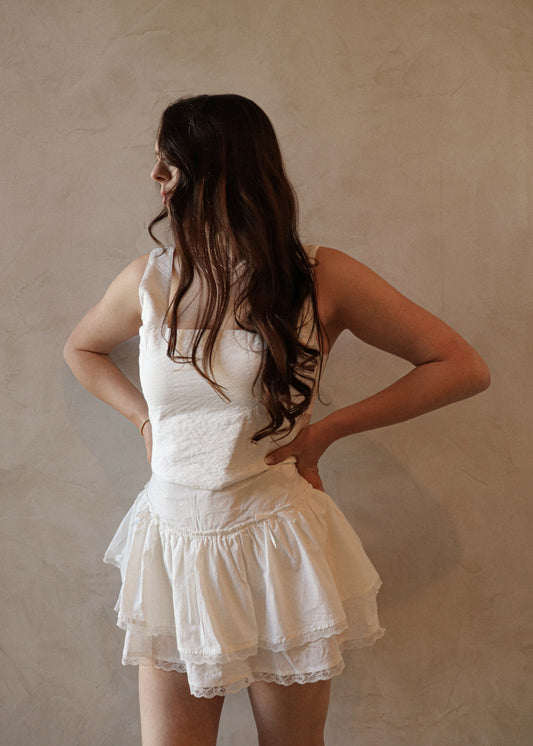 Tiered Mini - White