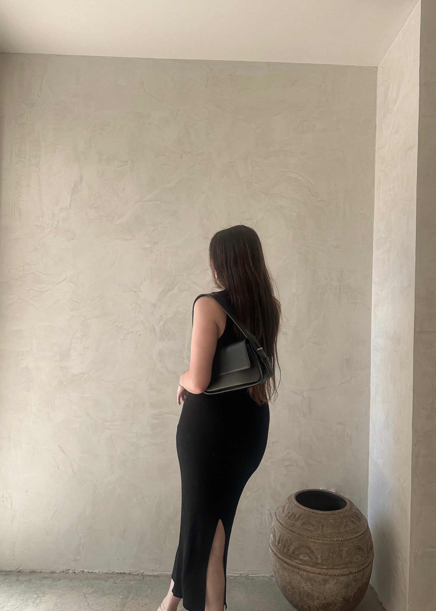 Collared Maxi - Black