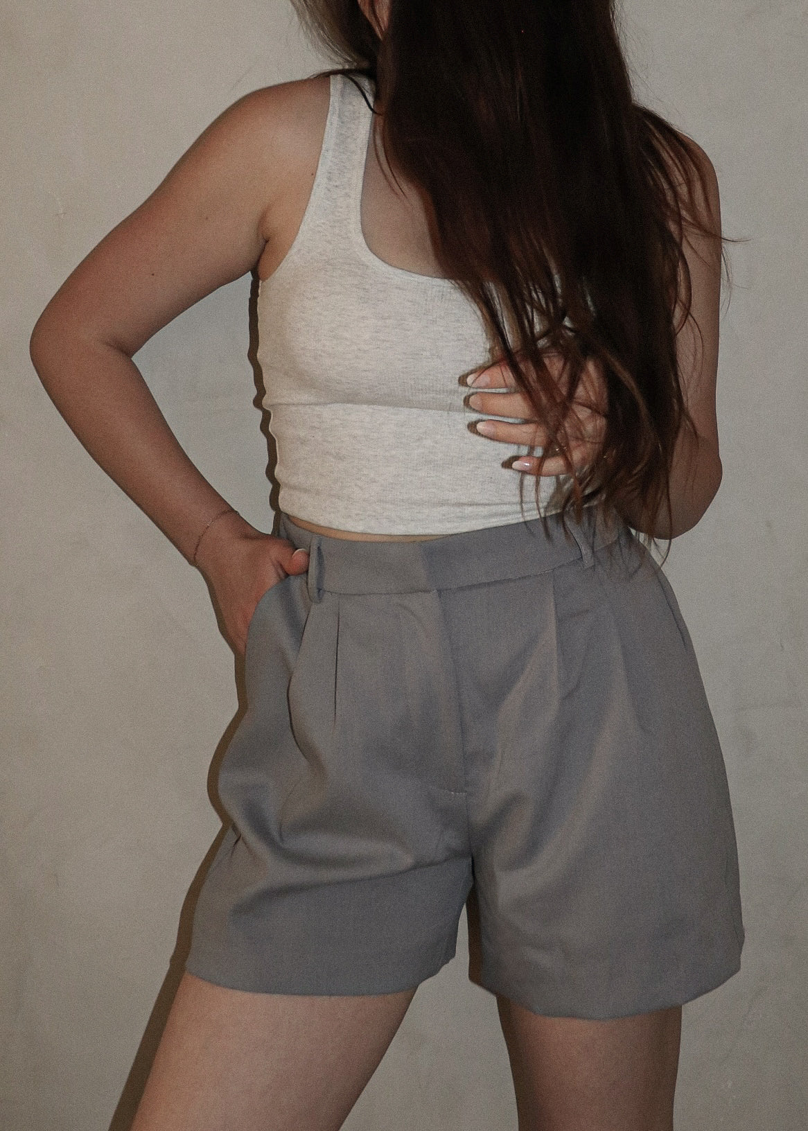 Trouser Short - Grey