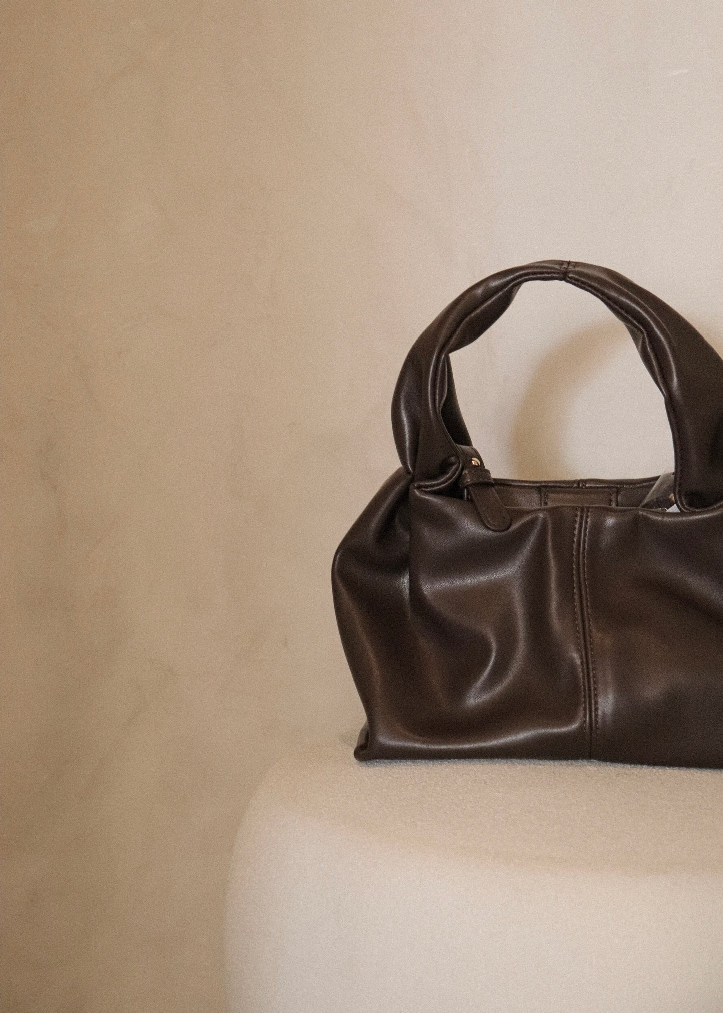 Gloria Handle Bag - Chocolate