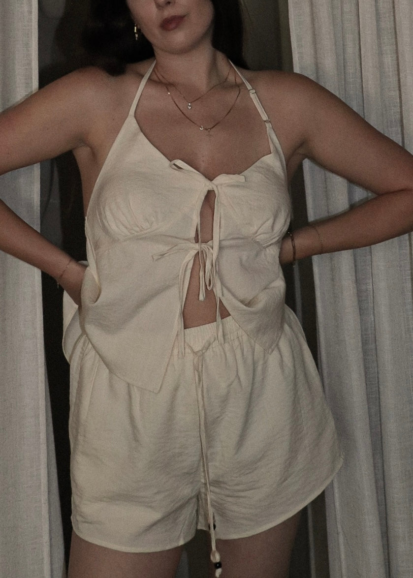 Halter Top - Butter