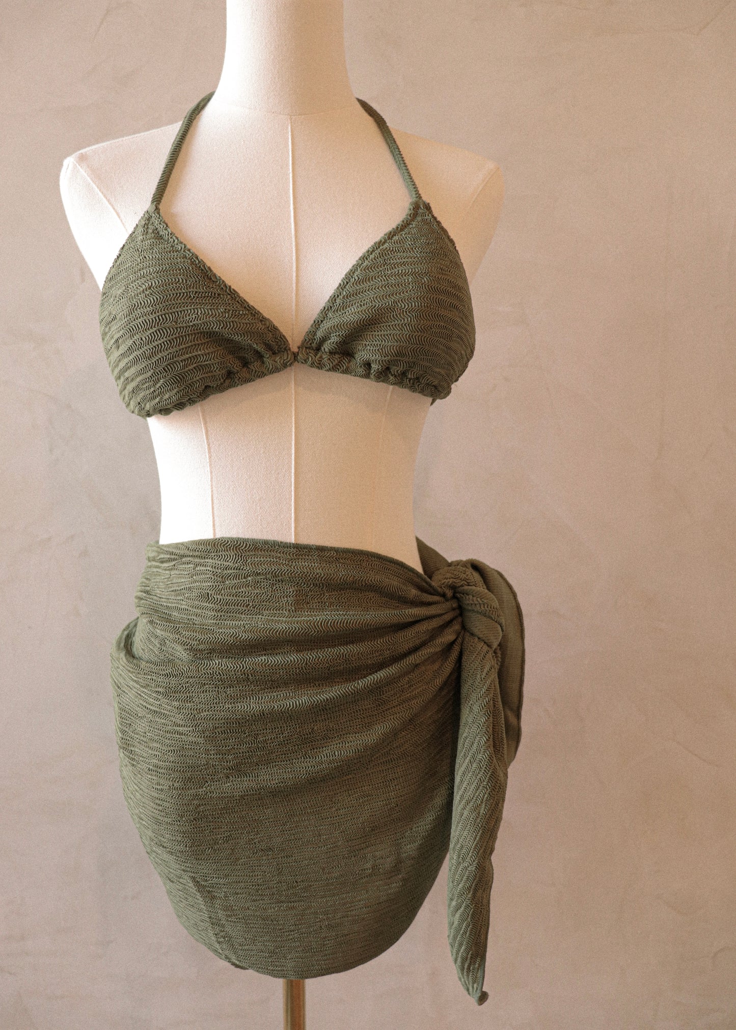 Summer Bikini Top - Deep Green