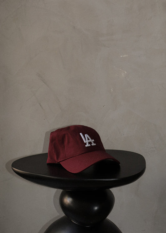 LA Baseball Cap - Burgundy