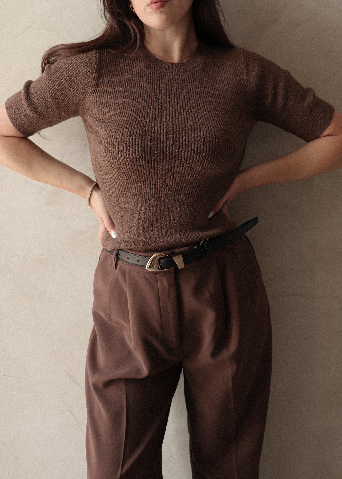 Blair Short Sleeve - Hazelnut