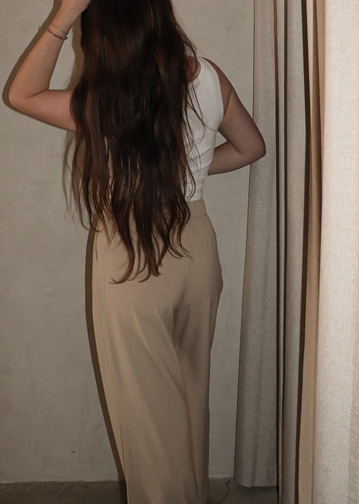 Wide Leg Trouser - Desert
