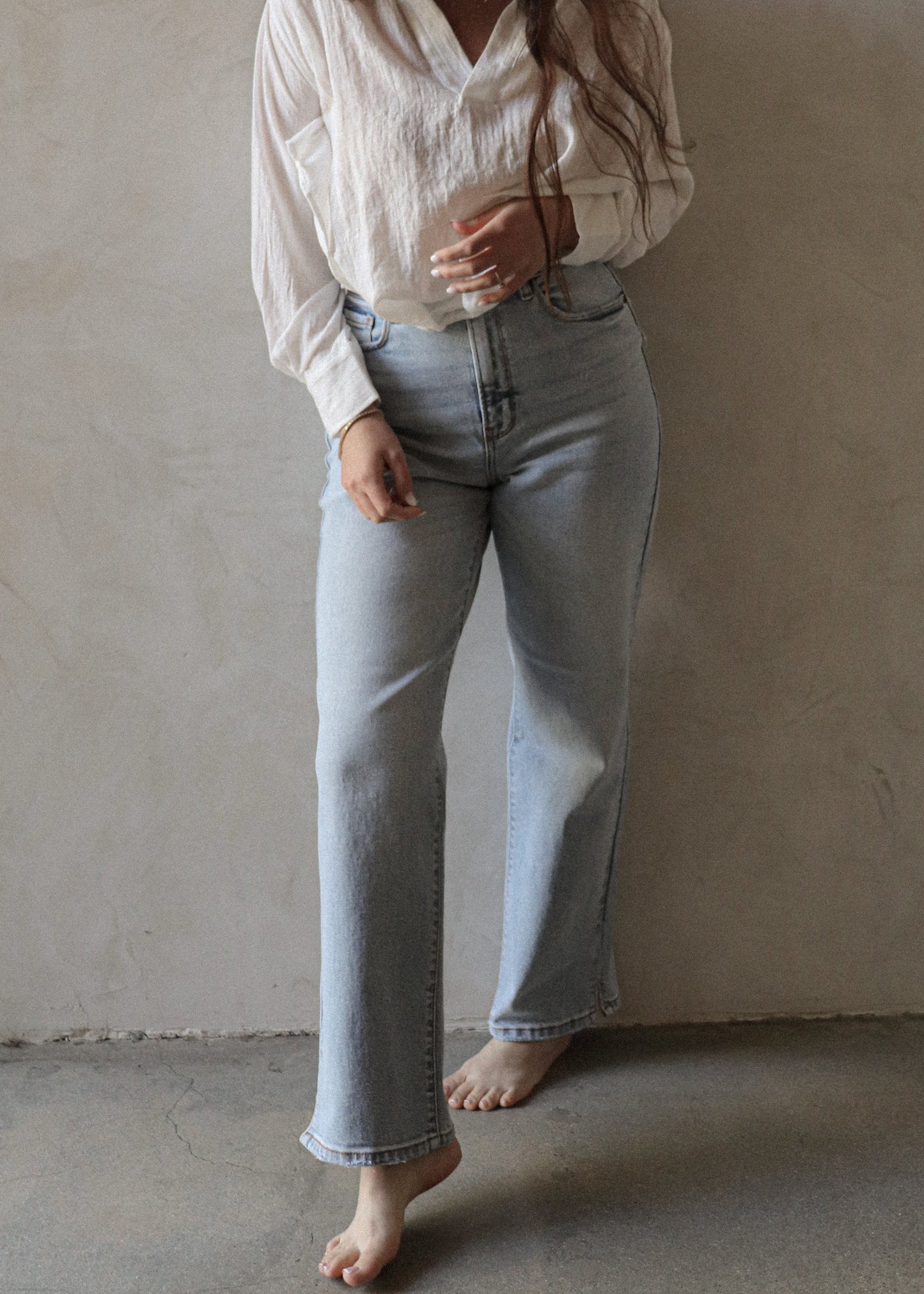 High Rise Denim - Light Wash