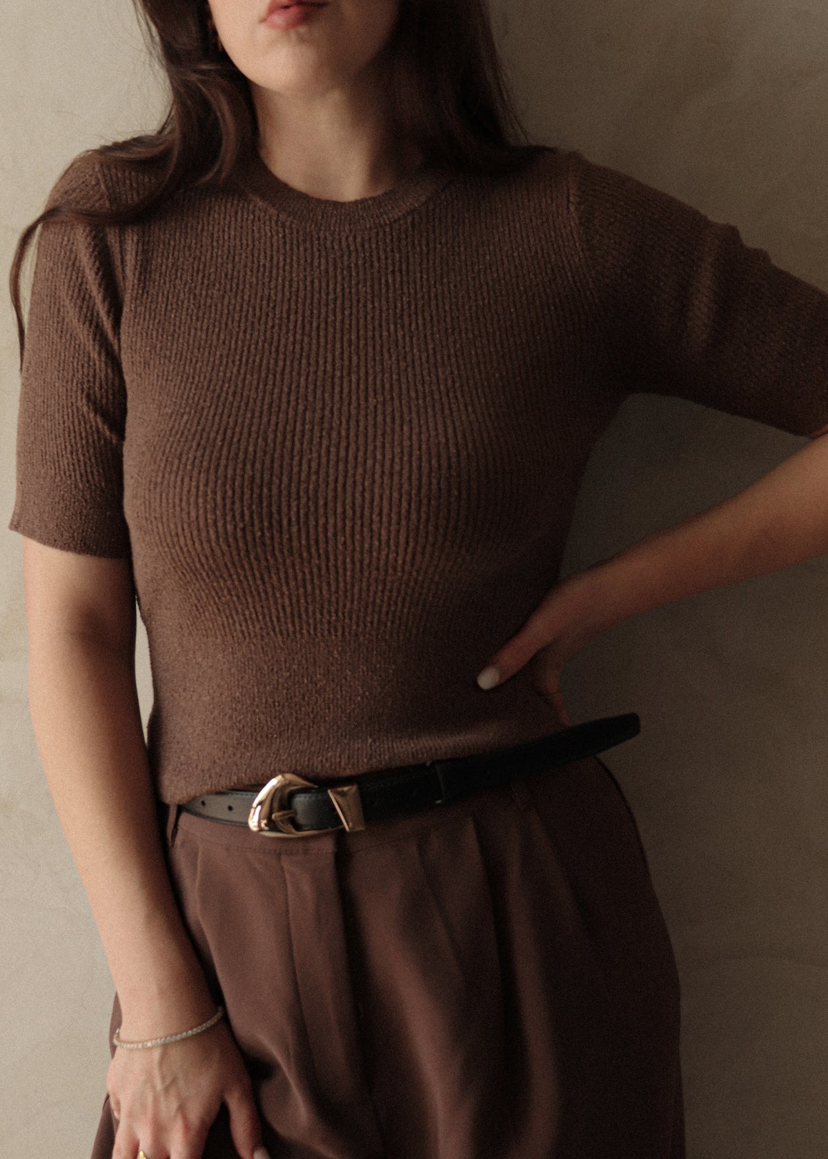 Blair Short Sleeve - Hazelnut