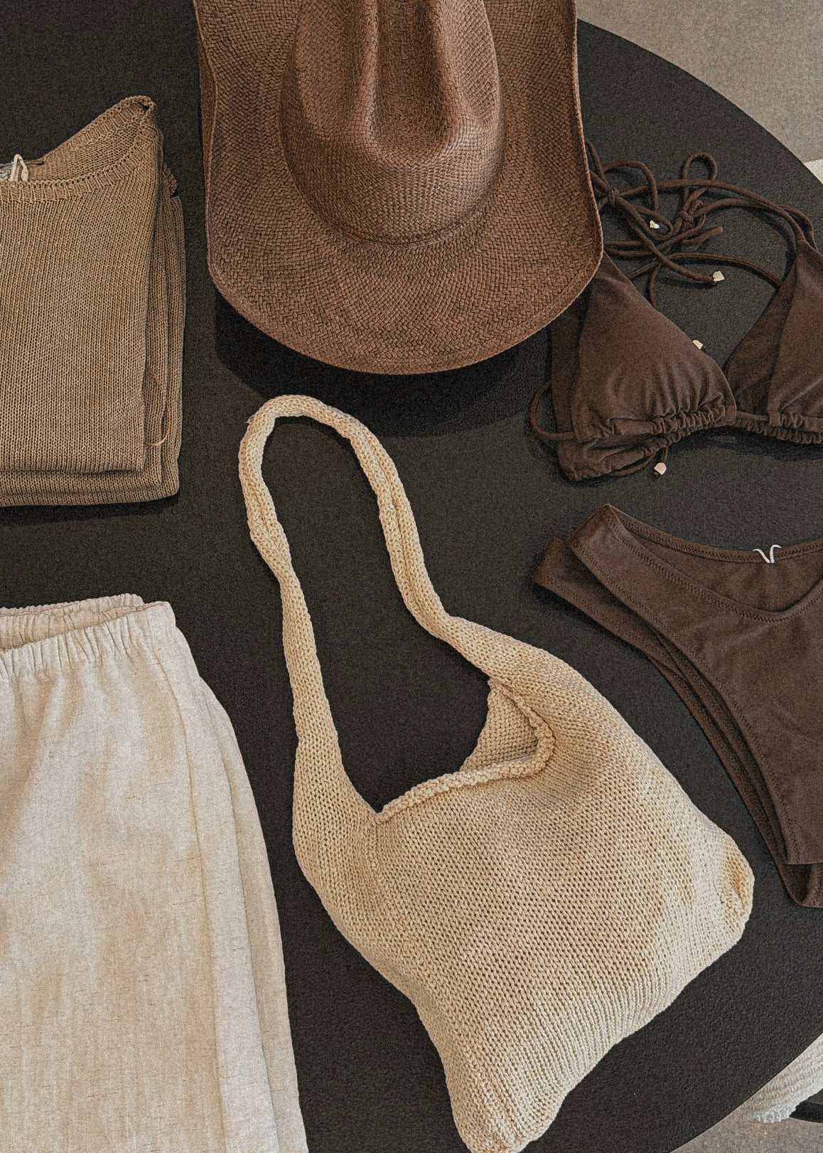 Summer Knit Bag - Cream