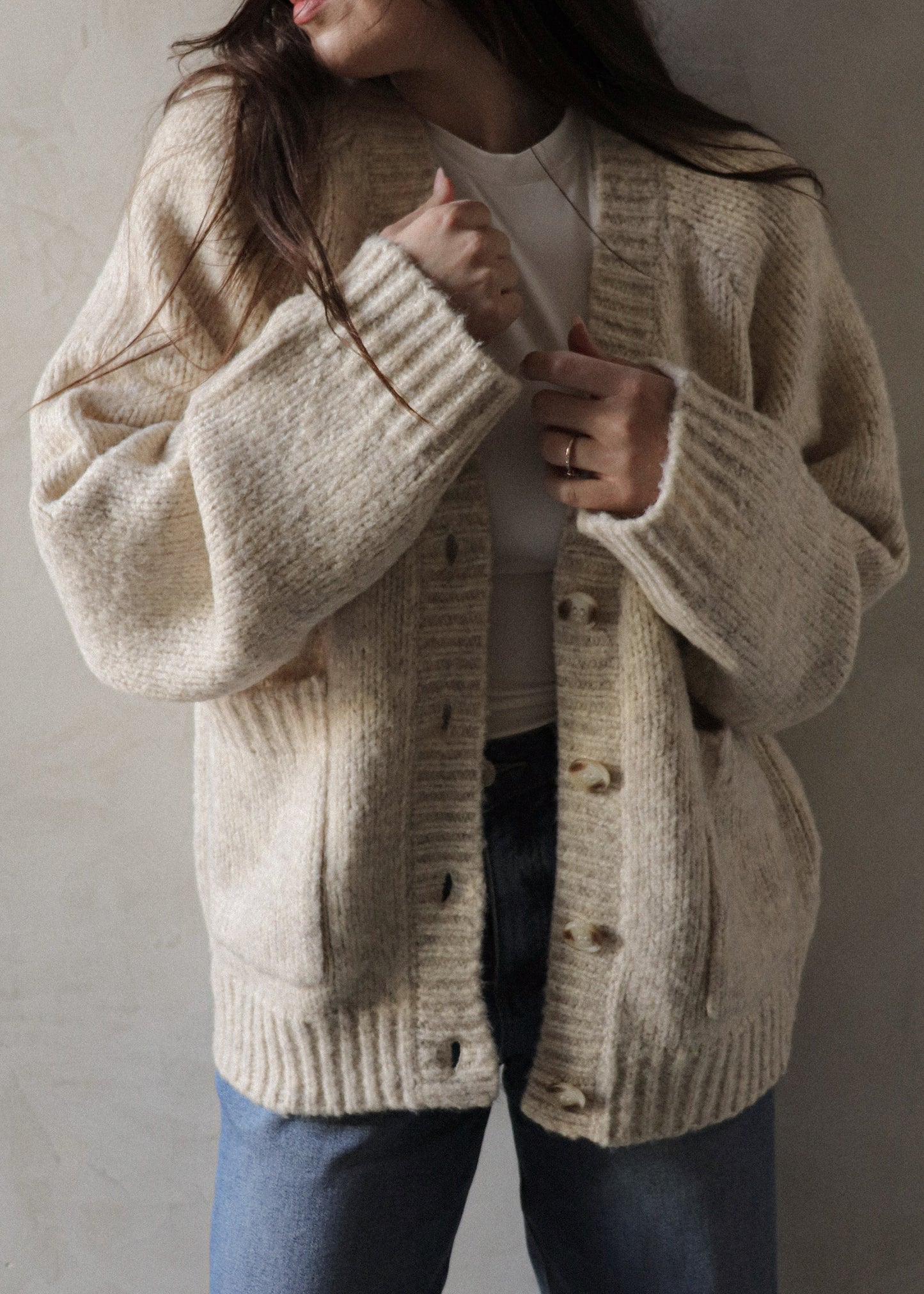 Jackson Hole Cardigan - Oat