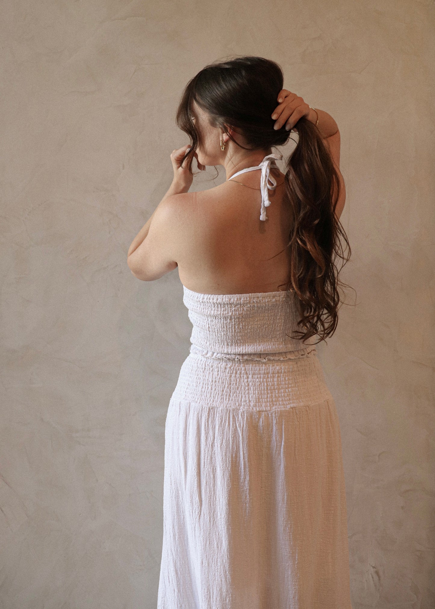 Summer Halter - White