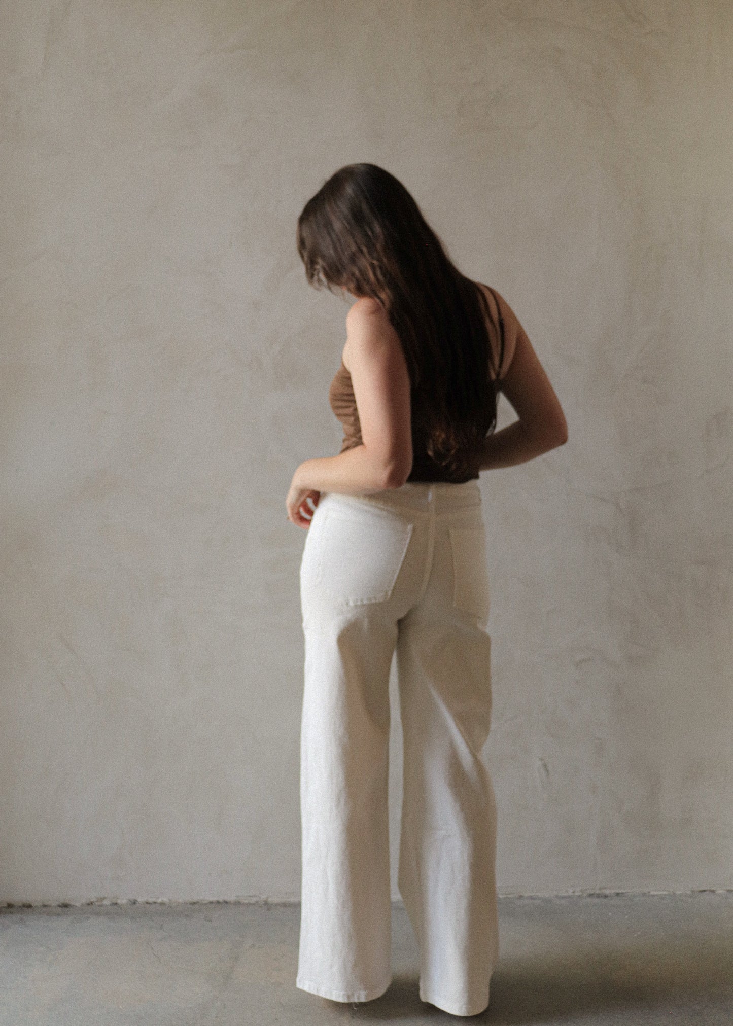 Straight Leg Denim - White