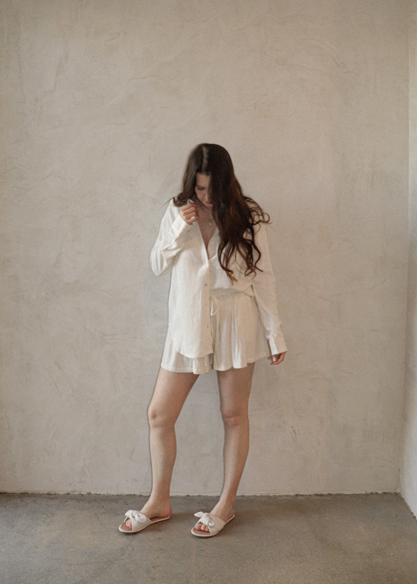 Jane Button Down - Oat