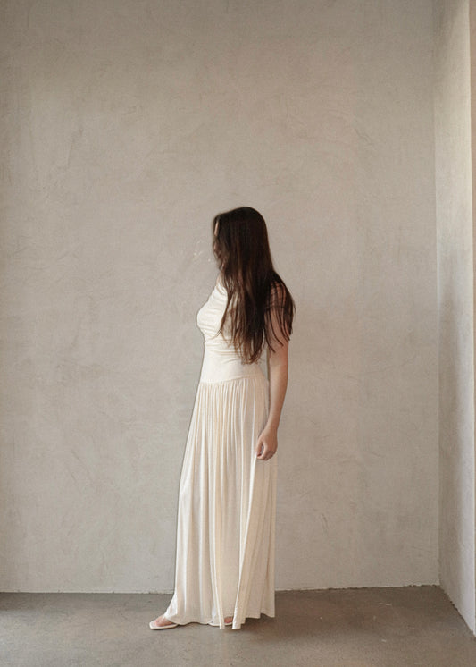 Caroline Dress - Cream