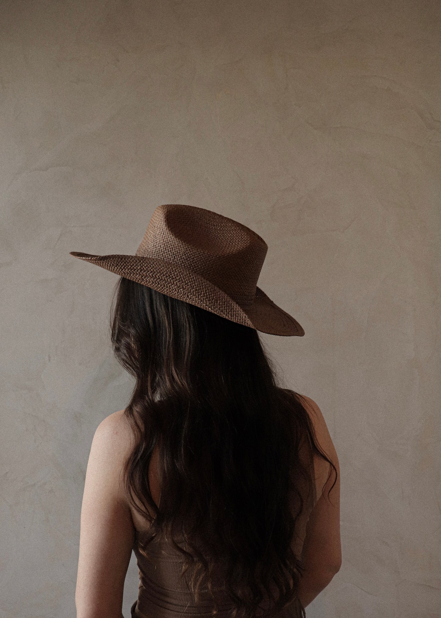 Cowboy Straw Hat - Brown